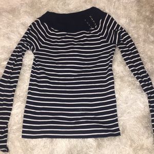navy blue sweater (ralph lauren) petite